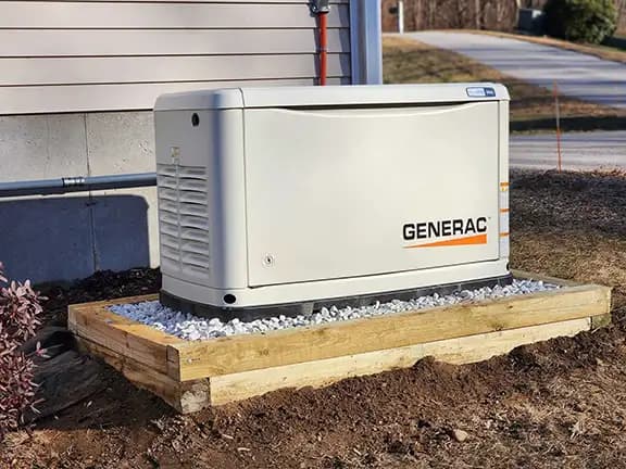 Generator installation 4
